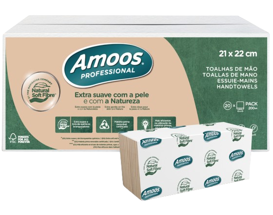 AMOOS Naturally Soft Hand Towels 